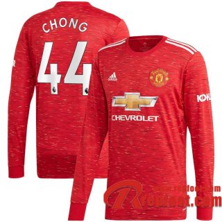 Manchester United Maillot de Tahith Chong #44 Domicile Manches longues 2020-21