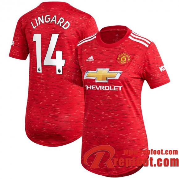 Manchester United Maillot de Jesse Lingard #14 Domicile Femme 2020-21