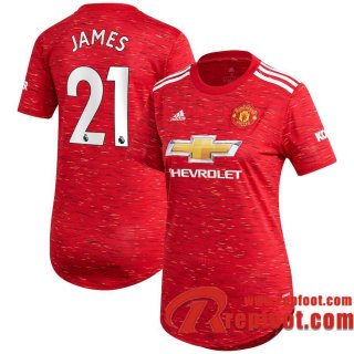 Manchester United Maillot de Daniel James #21 Domicile Femme 2020-21