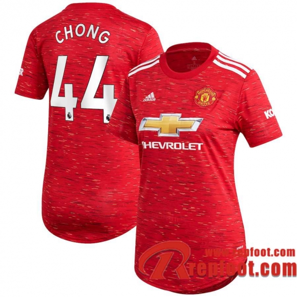 Manchester United Maillot de Tahith Chong #44 Domicile Femme 2020-21