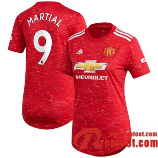 Manchester United Maillot de Anthony Martial #9 Domicile Femme 2020-21