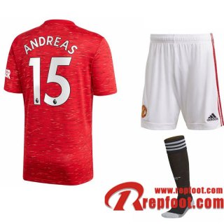 Manchester United Maillot de Andreas Pereira #15 Domicile Enfant 2020-21