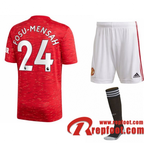 Manchester United Maillot de Timothy Fosu-Mensah #24 Domicile Enfant 2020-21