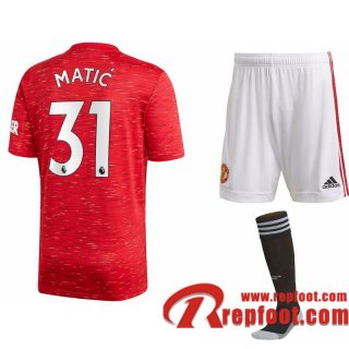 Manchester United Maillot de Nemanja Matic #31 Domicile Enfant 2020-21