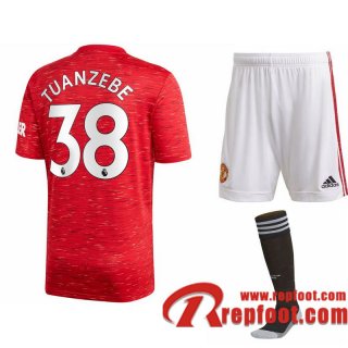 Manchester United Maillot de Axel Tuanzebe #38 Domicile Enfant 2020-21