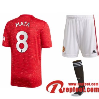 Manchester United Maillot de Juan Mata #8 Domicile Enfant 2020-21