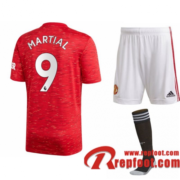 Manchester United Maillot de Anthony Martial #9 Domicile Enfant 2020-21
