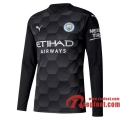 Manchester City Maillot de Gardien Manches longues 2020-21 Noir