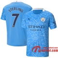 Manchester City Maillot de Raheem Sterling #7 Domicile 2020-21