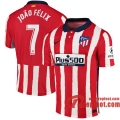 Atletico Madrid Maillot de João Félix #7 Domicile 2020-21