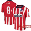 Atletico Madrid Maillot de Saúl #8 Domicile 2020-21