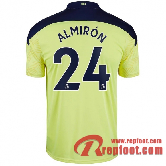 Newcastle United Maillot de Almirón #24 Exterieur Enfant 2020-21