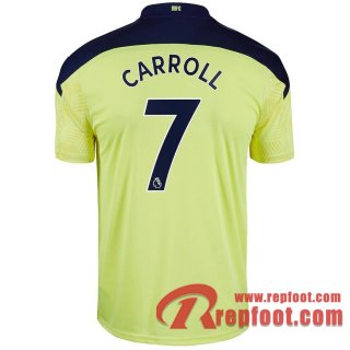 Newcastle United Maillot de Carroll #7 Exterieur Enfant 2020-21