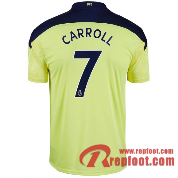 Newcastle United Maillot de Carroll #7 Exterieur Enfant 2020-21  Newcastle United Maillot de Carroll #7 Exterieur Enfant 2020-21