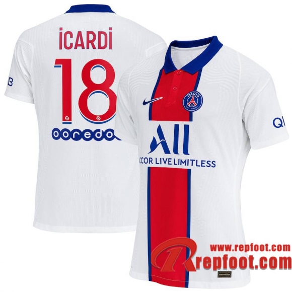 PSG Maillot de Neymar Icardi #18 Exterieur 2020-21