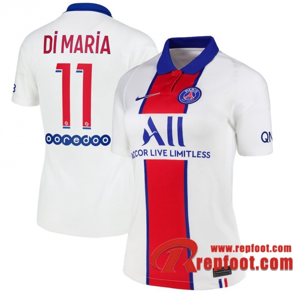 PSG Maillot de Di María #11 Exterieur Femme 2020-21