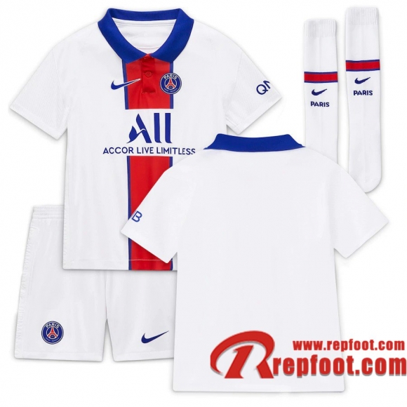 Paris Saint Germain Maillot de Enfant Exterieur 2020-21