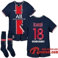 PSG Maillot de Neymar Icardi #18 Domicile Enfant 2020-21