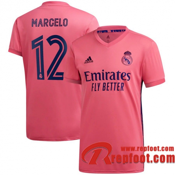 Real Madrid Maillot de Marcelo Vieira da Silva #12 Exterieur 2020-21