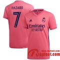 Real Madrid Maillot de Eden Hazard #7 Exterieur 2020-21