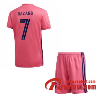 Real Madrid Maillot de Eden Hazard #7 Exterieur Enfant 2020-21