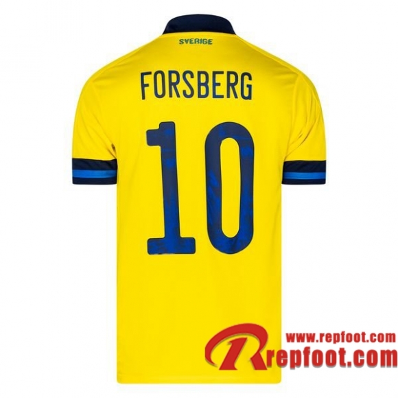 Suede Maillot de FORSBERG #10 Domicile EURO 2020