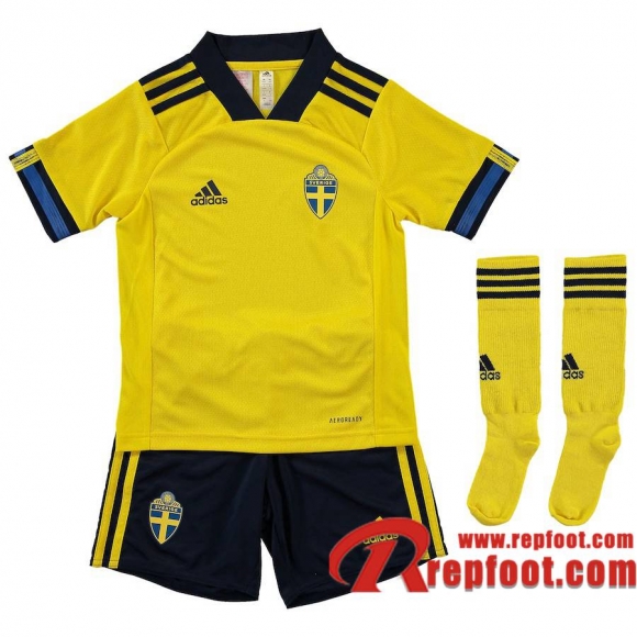 Suede Maillot de Domicile Enfant EURO 2020