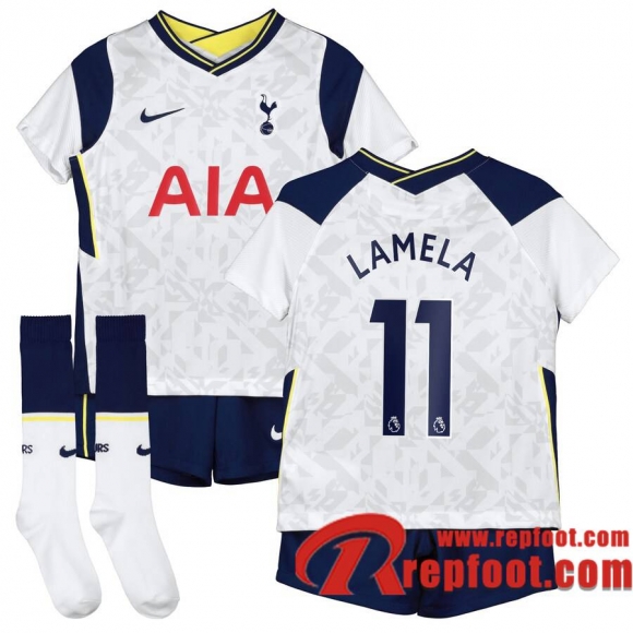 Tottenham Hotspur Maillot de David Lamela #11 Domicile Enfant 2020-21