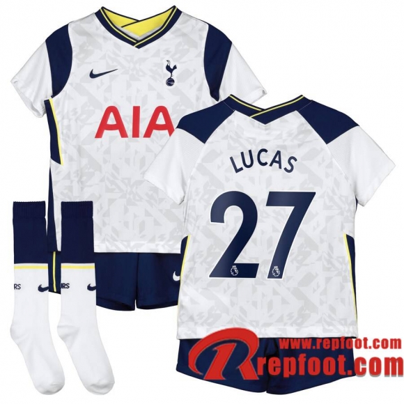 Tottenham Hotspur Maillot de David Lucas #27 Domicile Enfant 2020-21