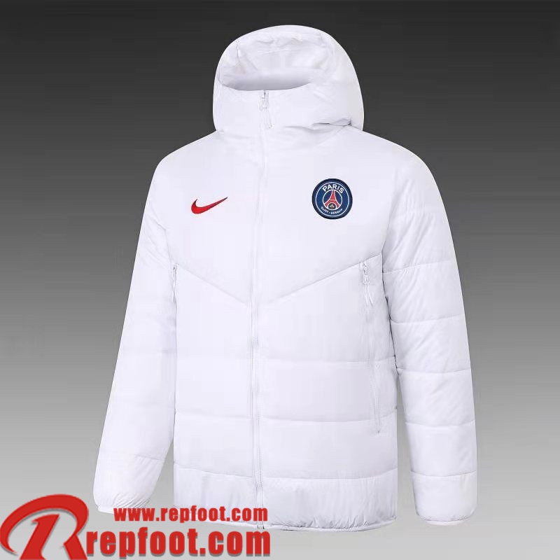 Creation Doudoune Foot PSG Paris DD45 21 22 Homme blanche